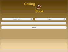 Tablet Screenshot of callingbook.com